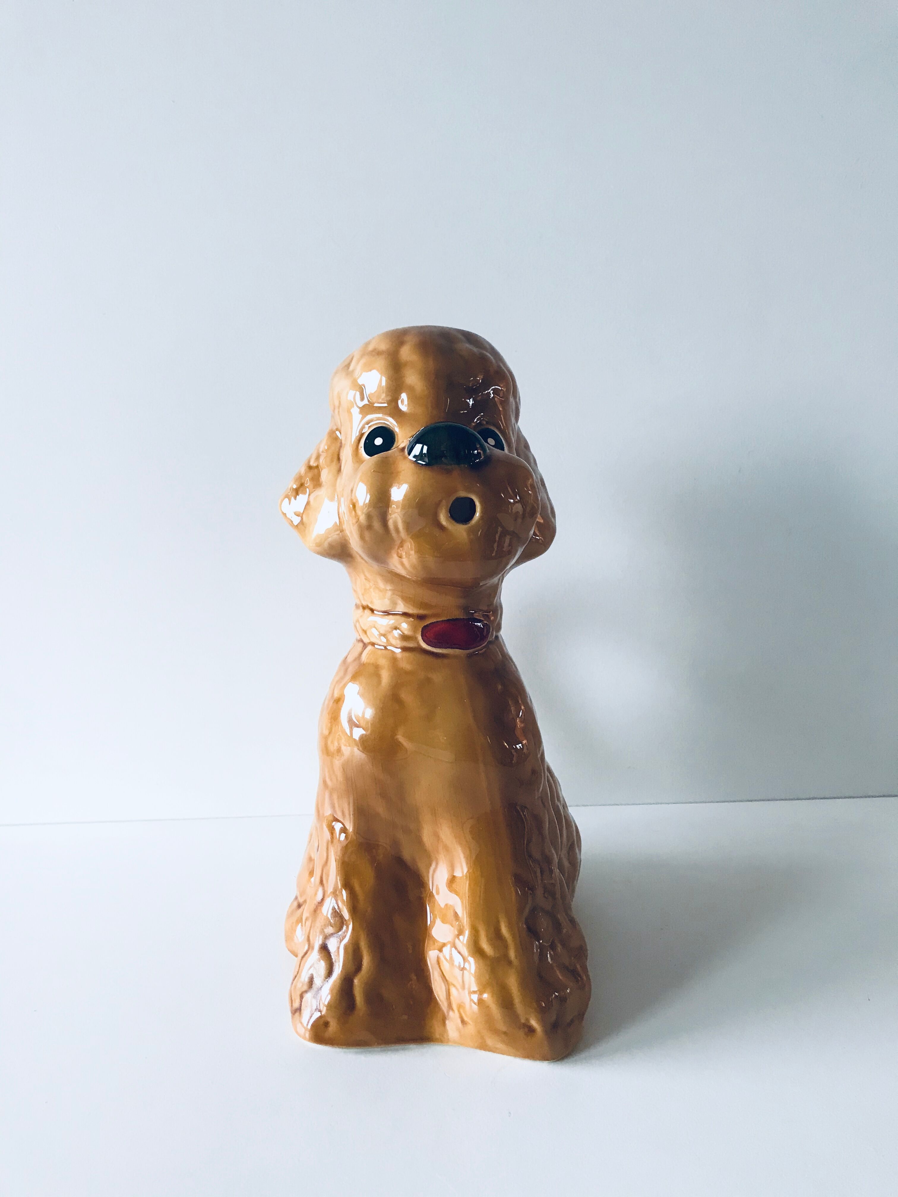 Ceramic poodle pitcher