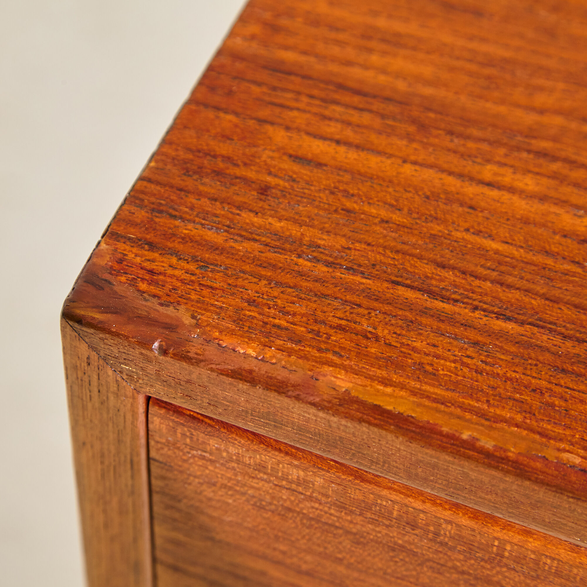 Restored teak dresser by kai kristiansen for feldballes møbler