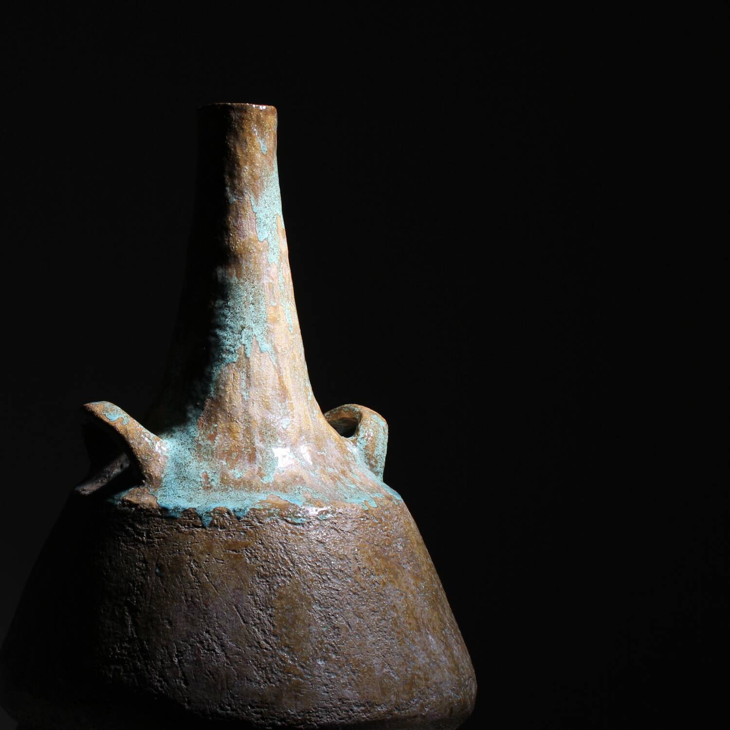 Unique Ceramic Sculpture – Large Floor Vase | Germany 1971