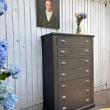 Antique tall chest of drawers