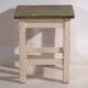 Antique small square tables (circa 1920). 2-piece set