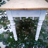 Patinated fir table