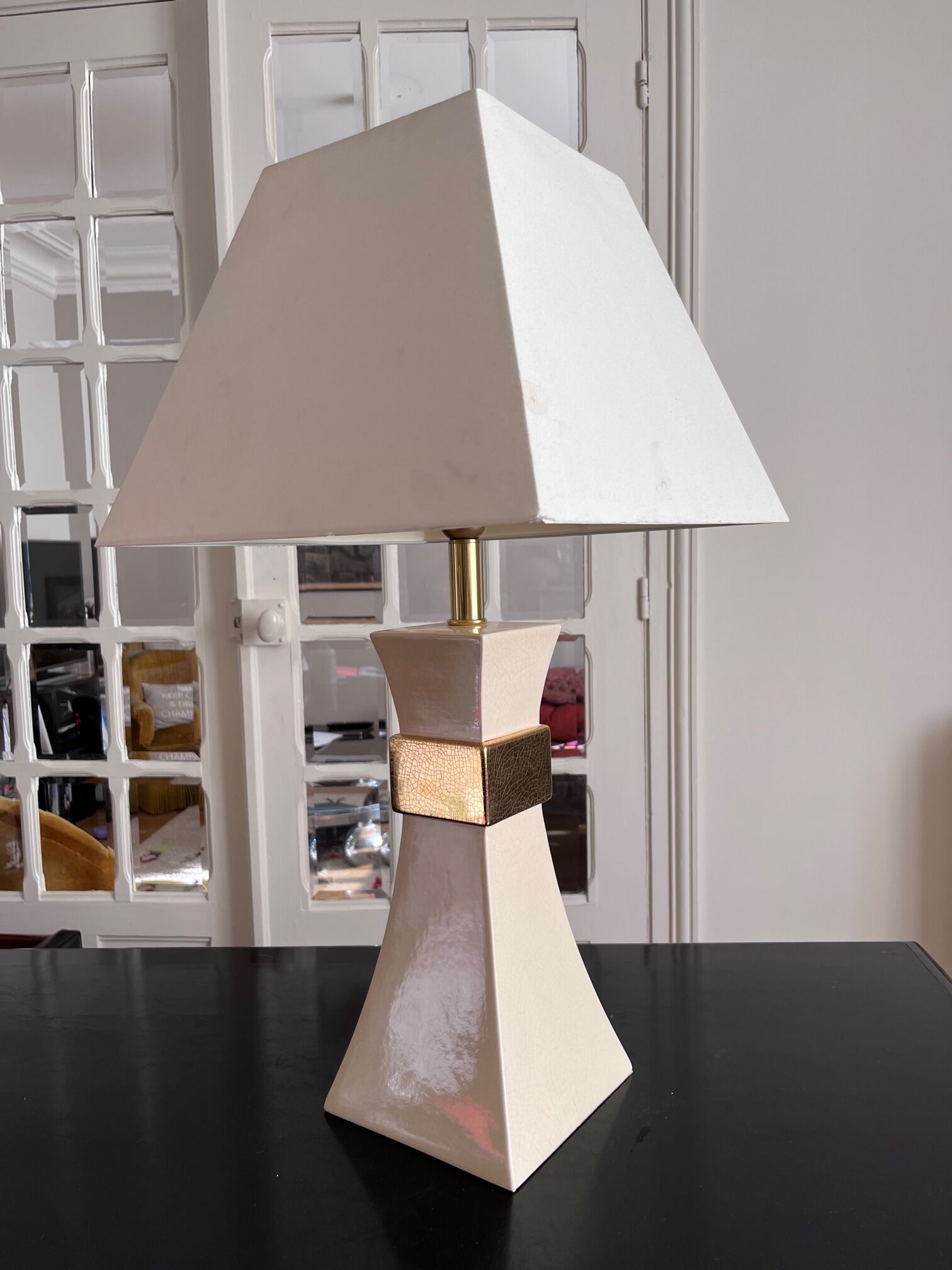 Lampe en céramique le dauphin