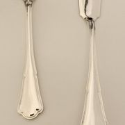 Ensemble de deux couverts de service à poisson Ercuis