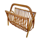 Porte- revue en rotin vintage