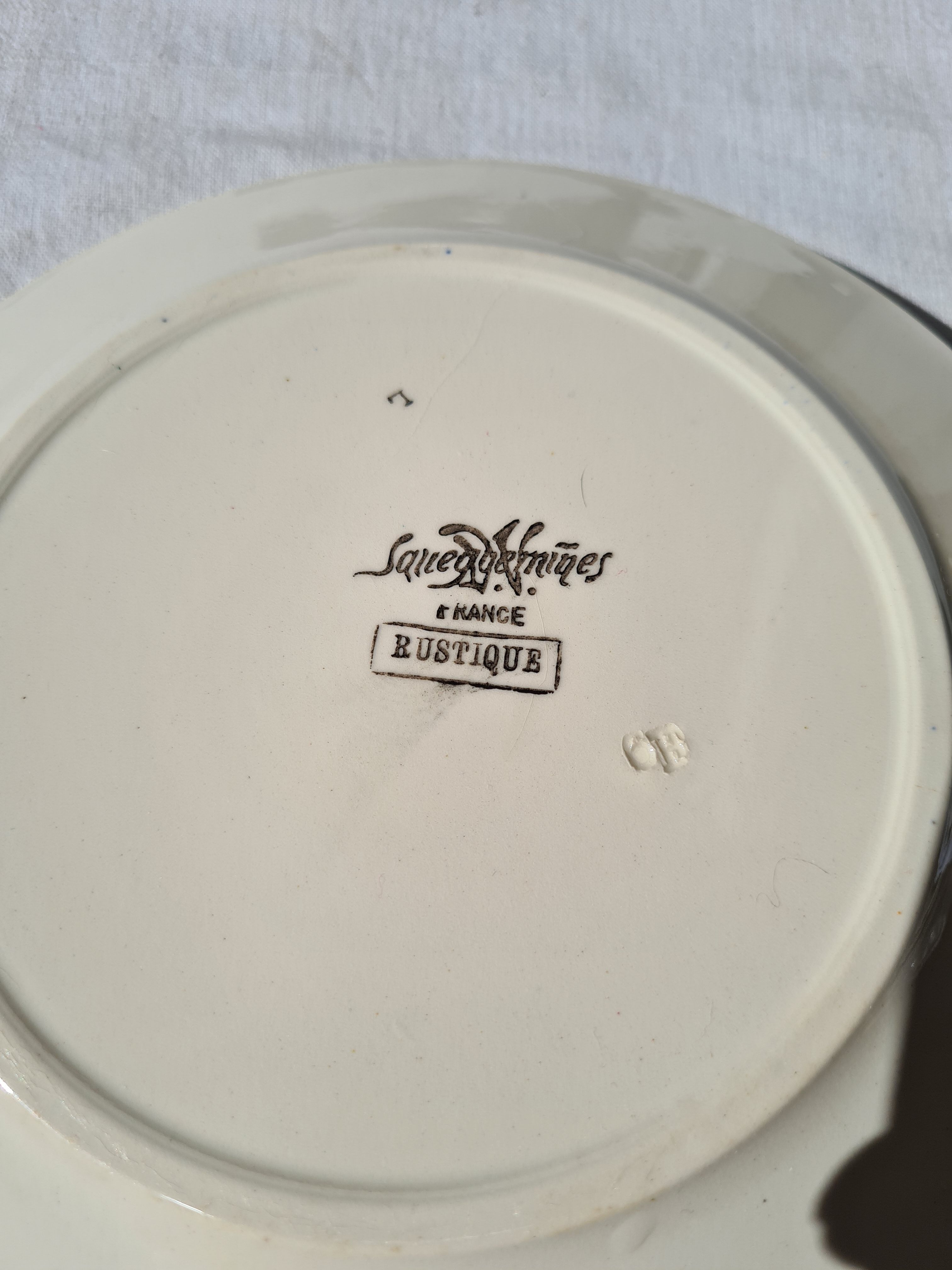 Serie dessert plates Sarreguemines