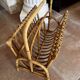 Rattan magazine rack
