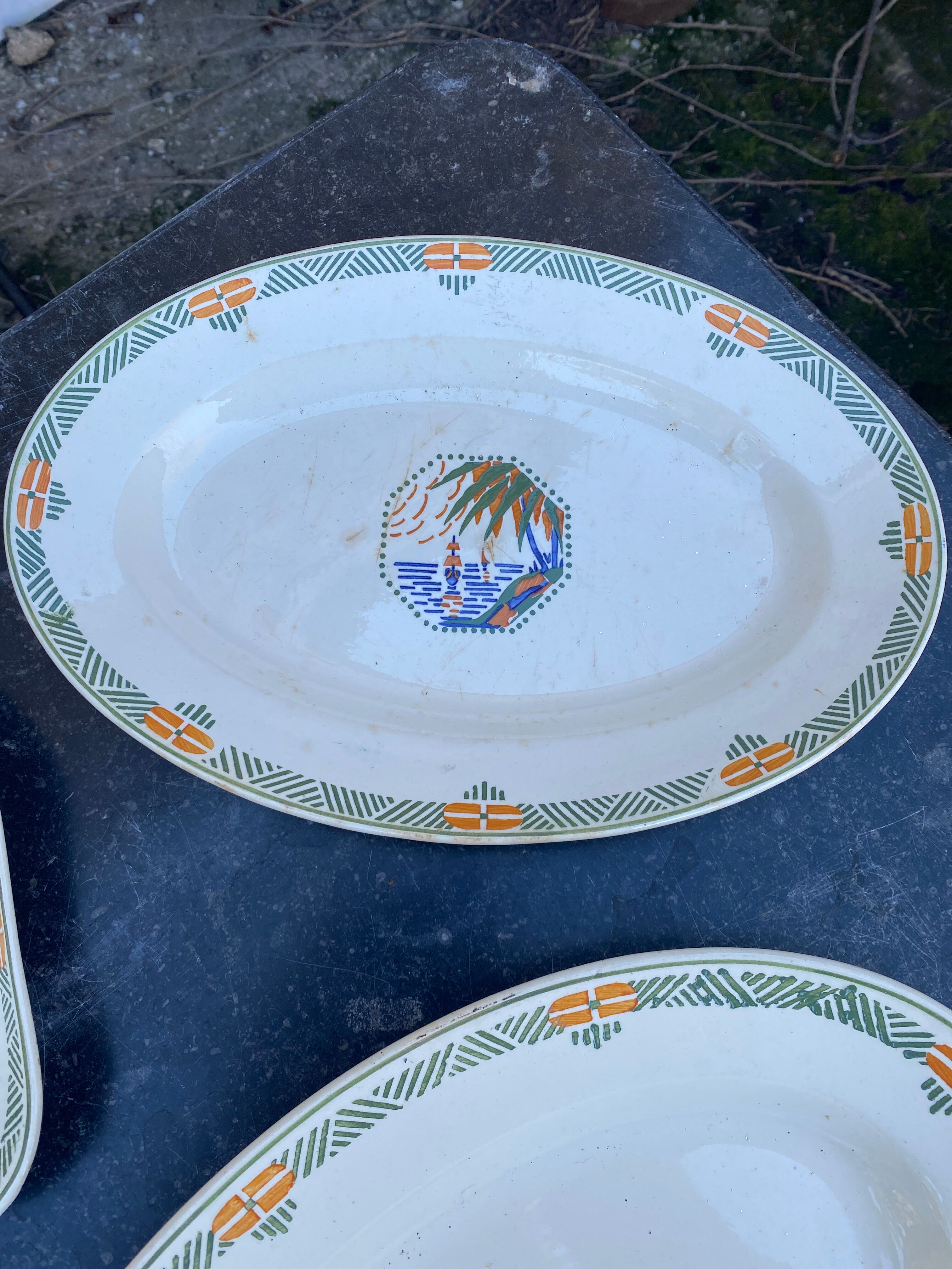 Tableware service Longwy Frejus