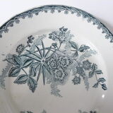 Lot of 4 plates flat land of iron, model Margot