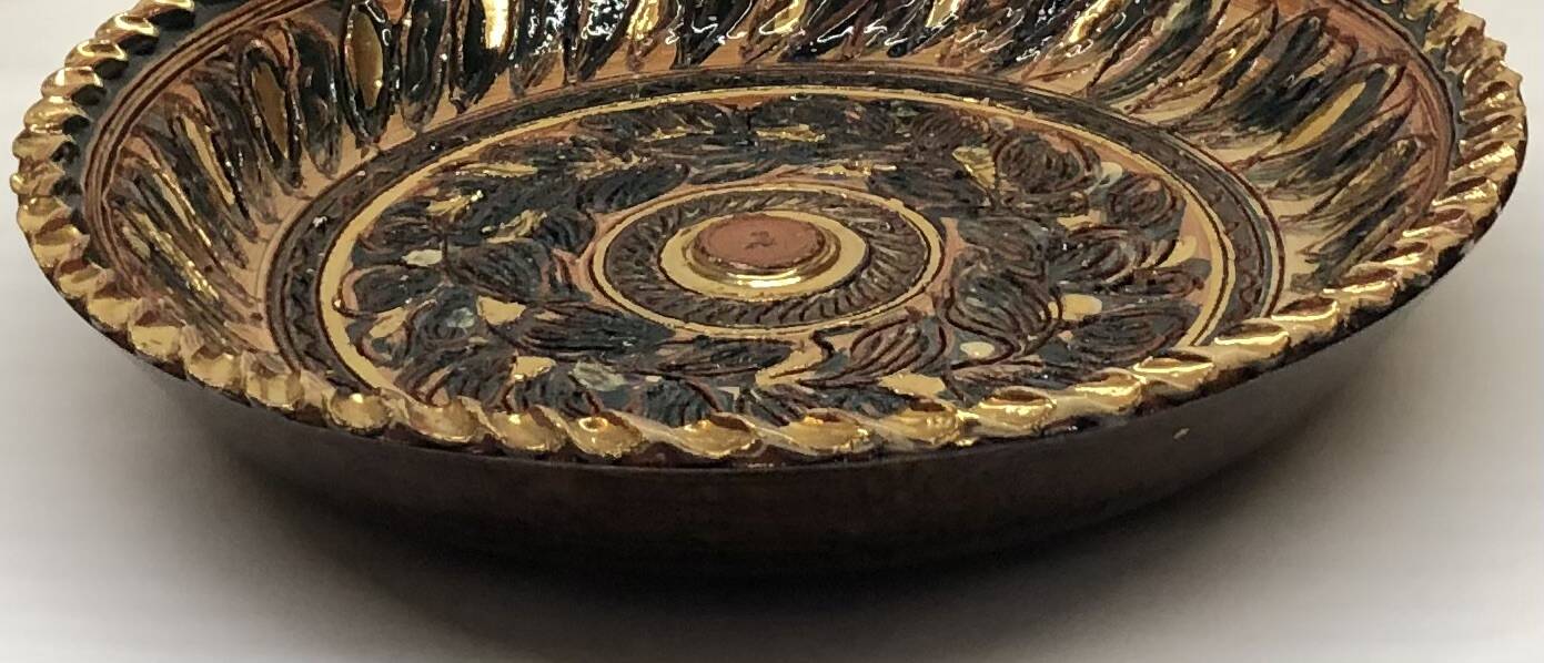 Nimy ceramic dish by Georges Destrebecq circa 1950