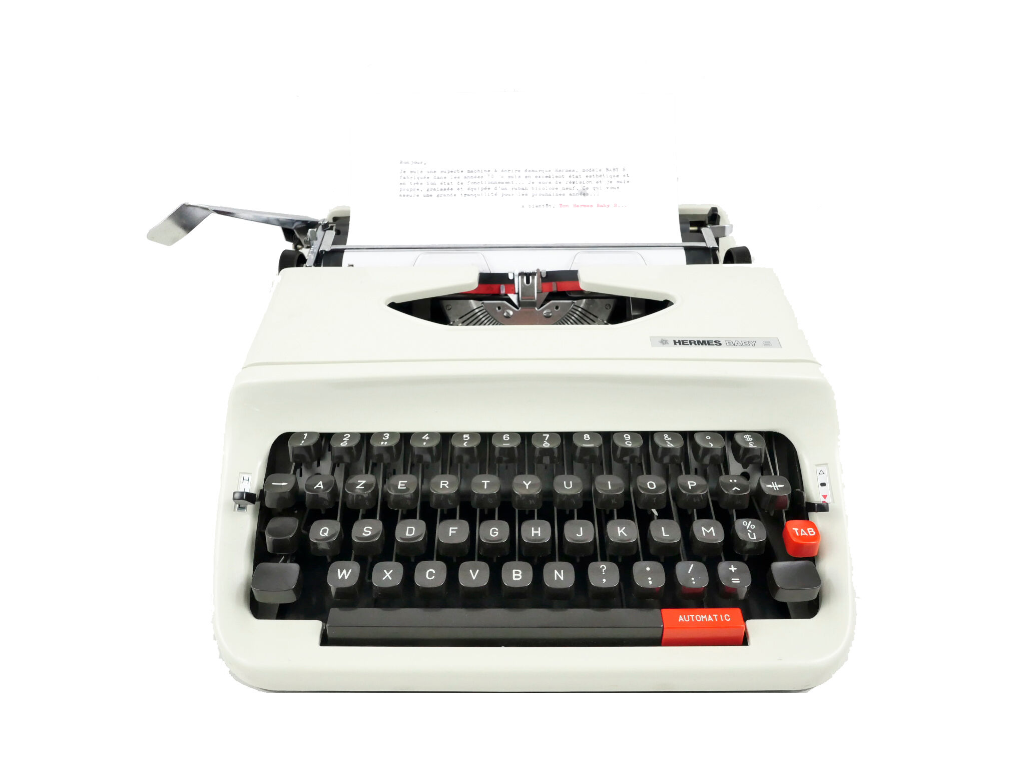 Hermes baby S typewriter
