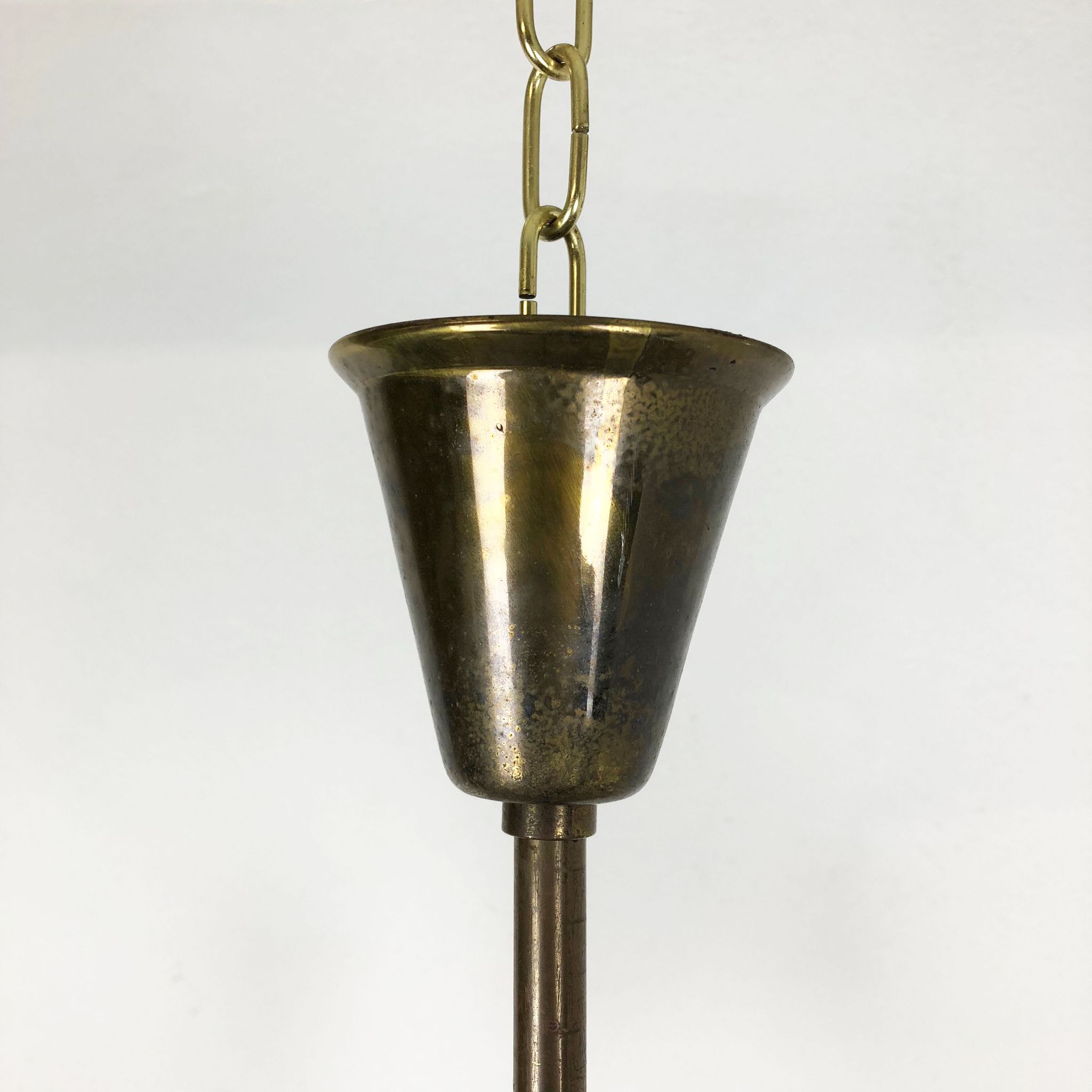 Hanging chandelier, italy 1950