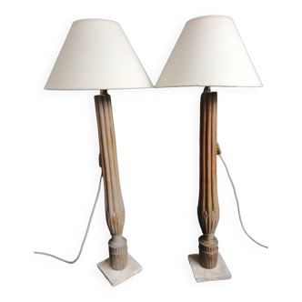 Pair of Louis XVI style lamps