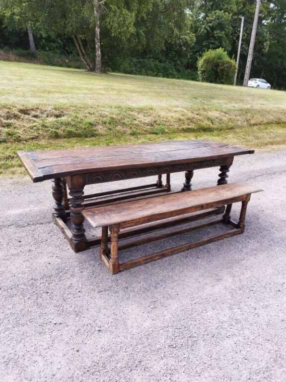 18th century refectory table