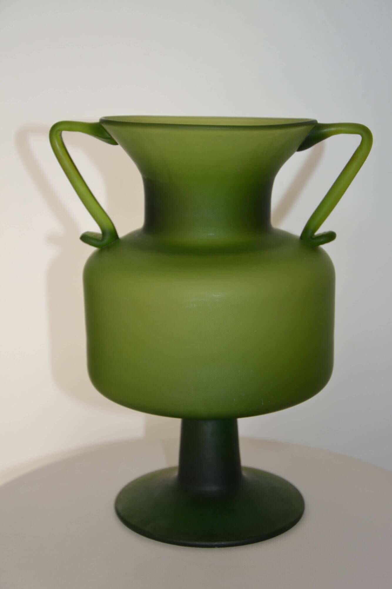 Vase made of glass paste