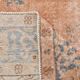 5'0 x 8'7 Ft Terracotta & Faded Blue Floral Vintage Persian Rug, 153x261 Cm
