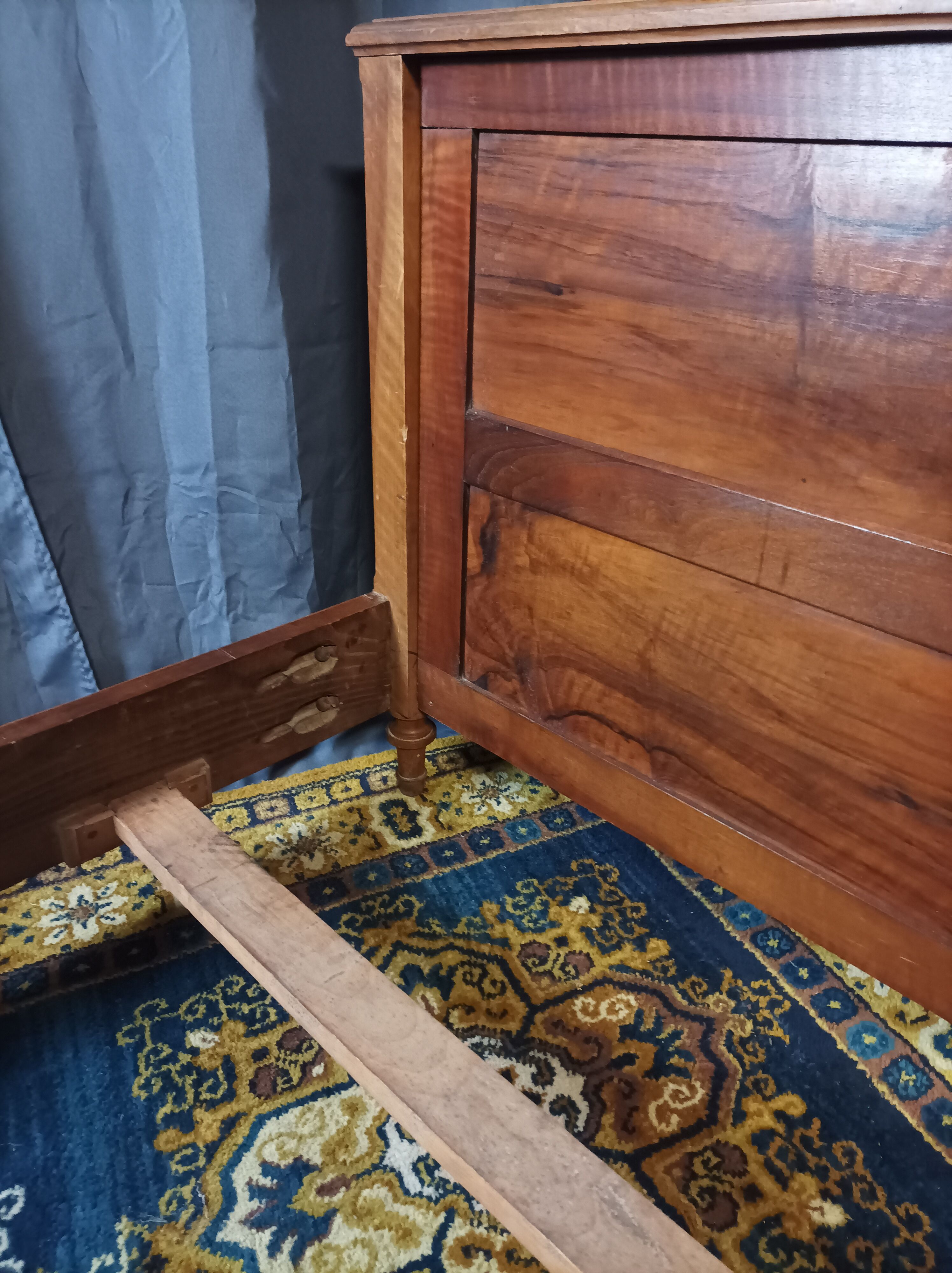 Louis XVI walnut bed