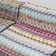 Roche Bobois Mah Jong sofa Missoni design by Hans Hopfer with platform