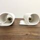 Pair of ceramic wall lights