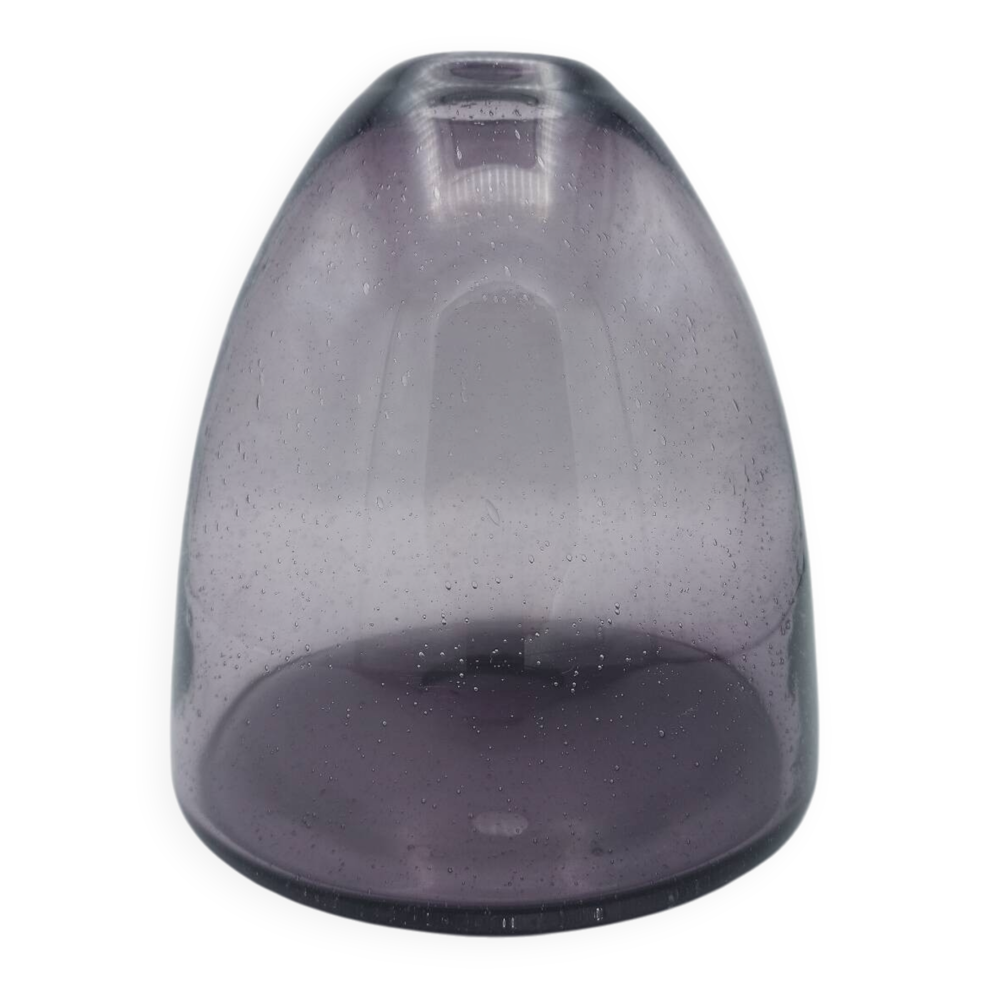 Vintage bubble glass vase