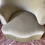 Velvet toad armchair like new