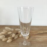 Champagne flutes Cristal d'Arques model "Versailles"