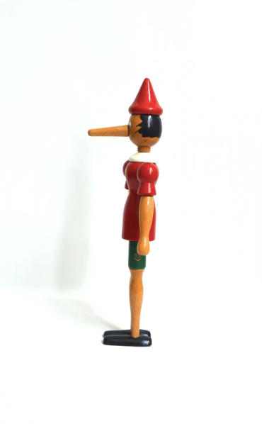 Italian wooden Pinocchio