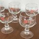 6 new Luminarc stemmed glasses from the 60s