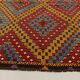 Tapis kilim turc vintage 376x172 cm laine jajim kelim