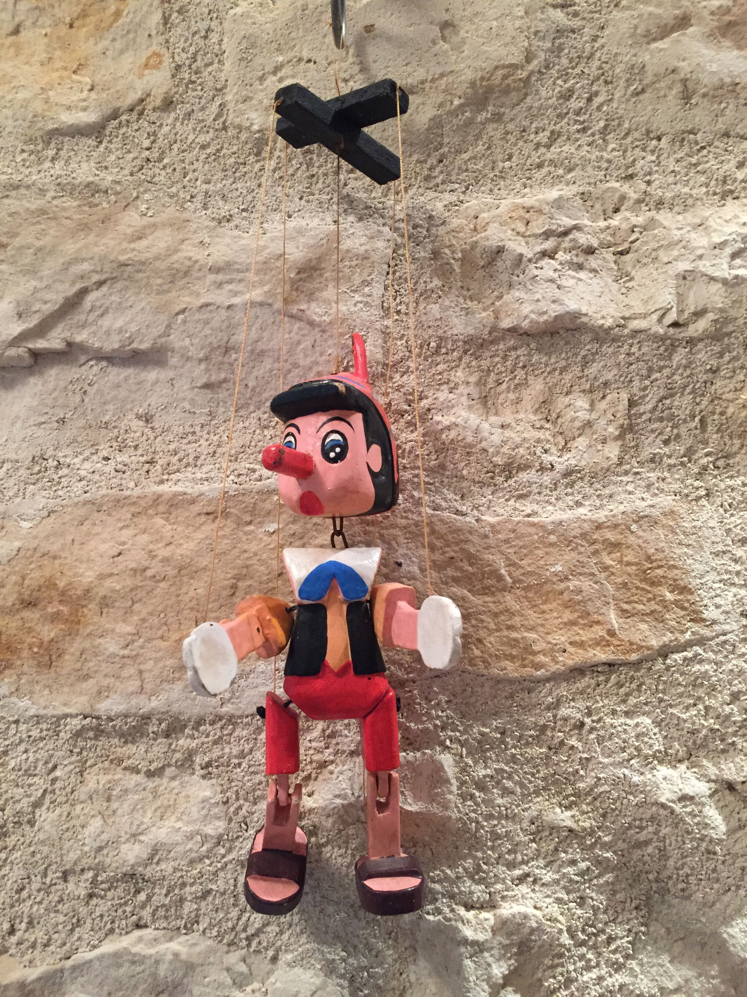 Former Pinocchio puppet