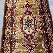 Vintage pure wool carpet 244x83