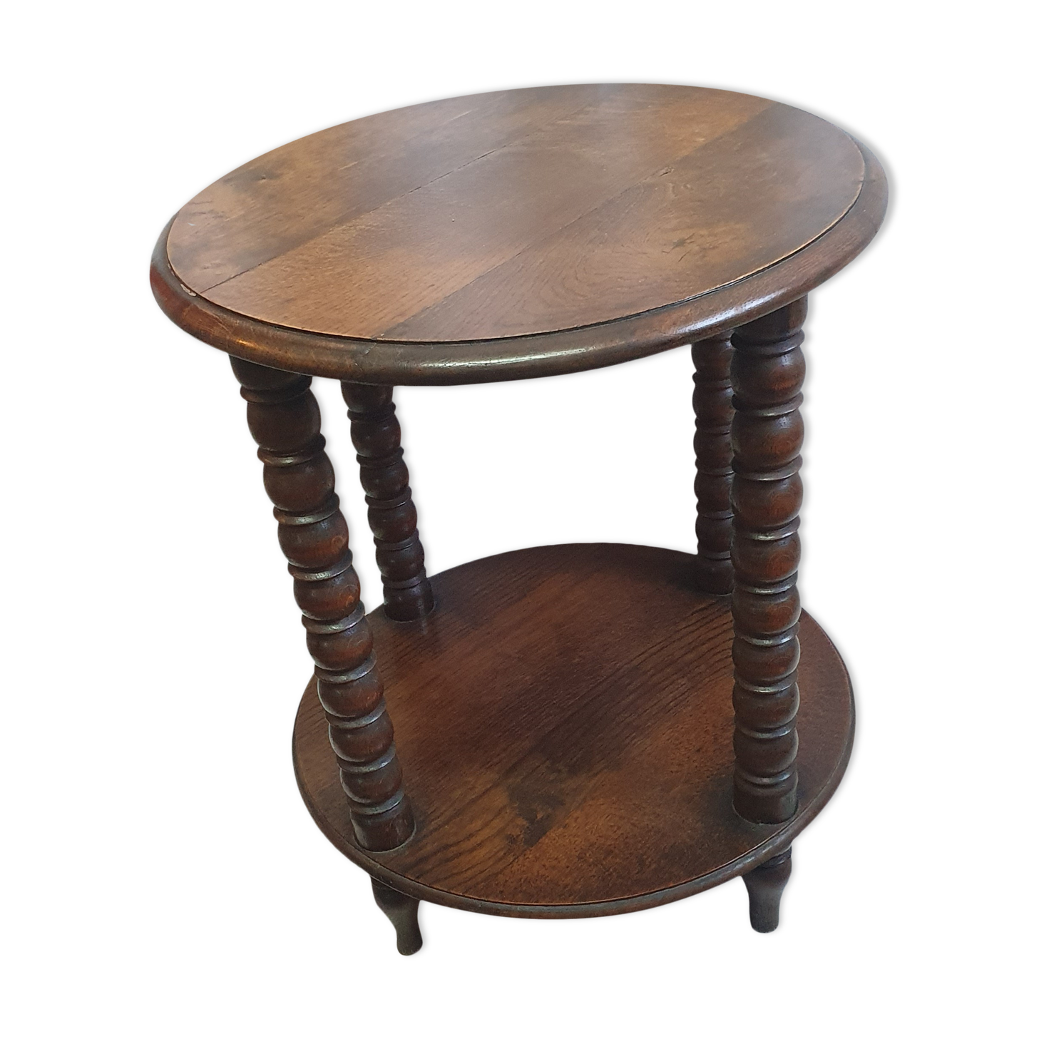 Round console extra cabinet
