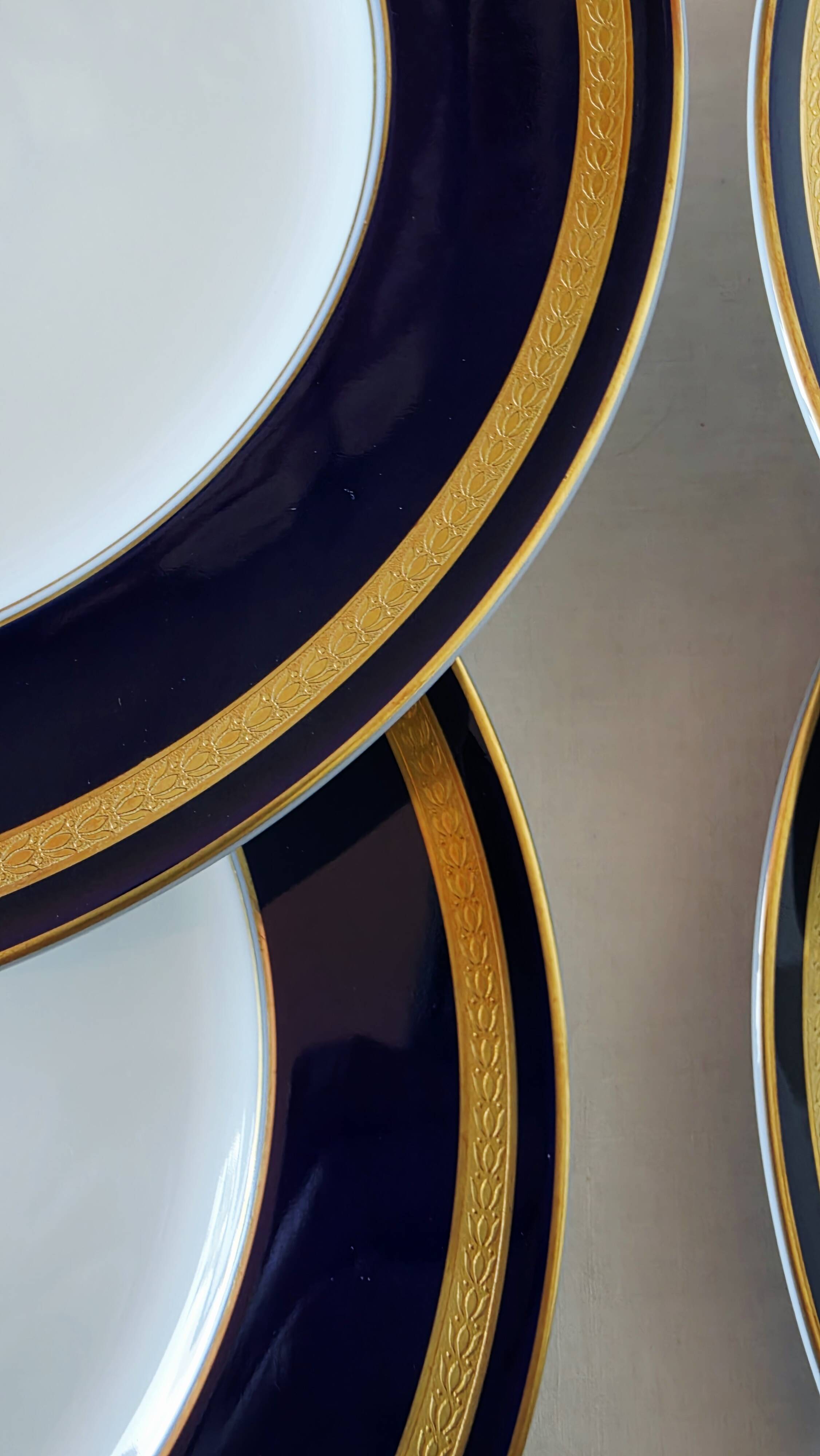 Service de 6 assiettes plates Rosenthal Classic Rose
