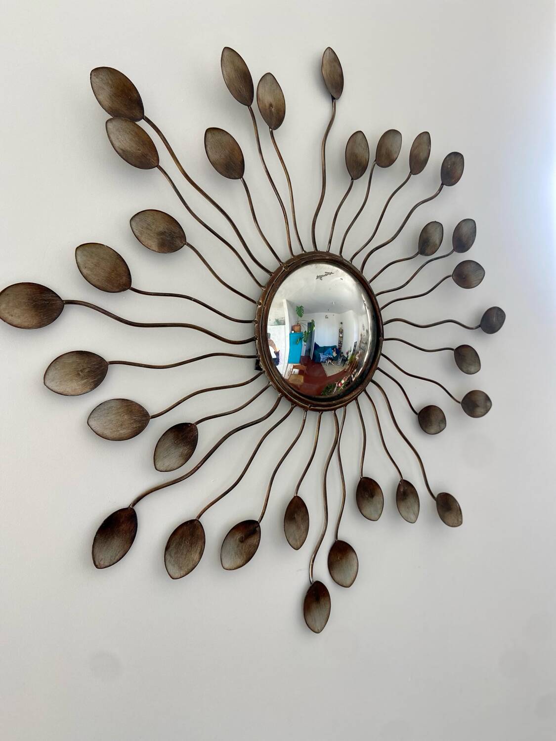 Vintage witch mirror