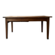Solid wood farmhouse table