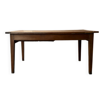 Solid wood farmhouse table