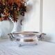 Antique 20th century silver plated baroque style plate warmer
