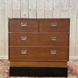 Commode en acajou de style marine