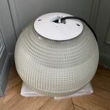 Holophane glass pendant lamp