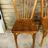 (Lot) 4 Chaises Bistrot Baumann n° 84