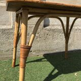 Rattan coffee table