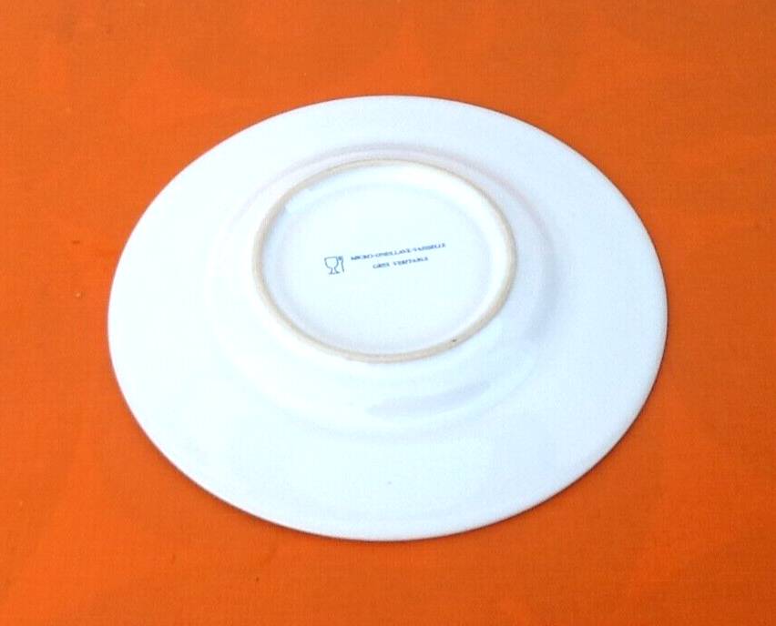 Two Real Stoneware Coffee Cups / Saucers