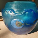 Glass paste vase J.P Mateus