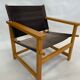 Vintage Safari Chair 1980s Hyllinge Møbler Denmark