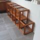 Modular shelf in solid pine 80s