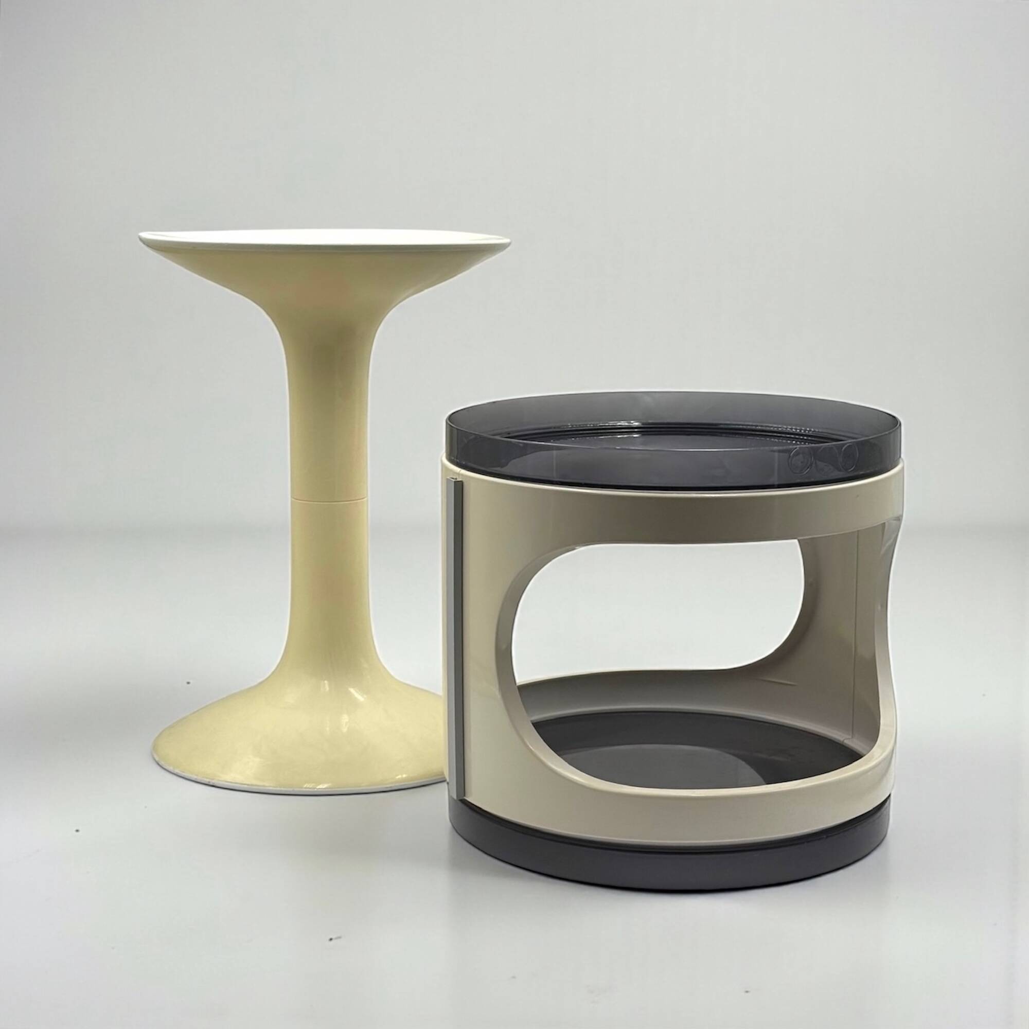 Table modulable années 70 en plastique ABS style Space Age