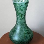 Murano blown glass vase, handcrafted in Italy