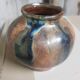Silver renault ball vase