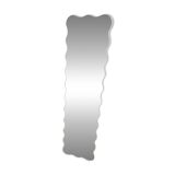 Decorative wavy gold mirror, 150x40 cm - New