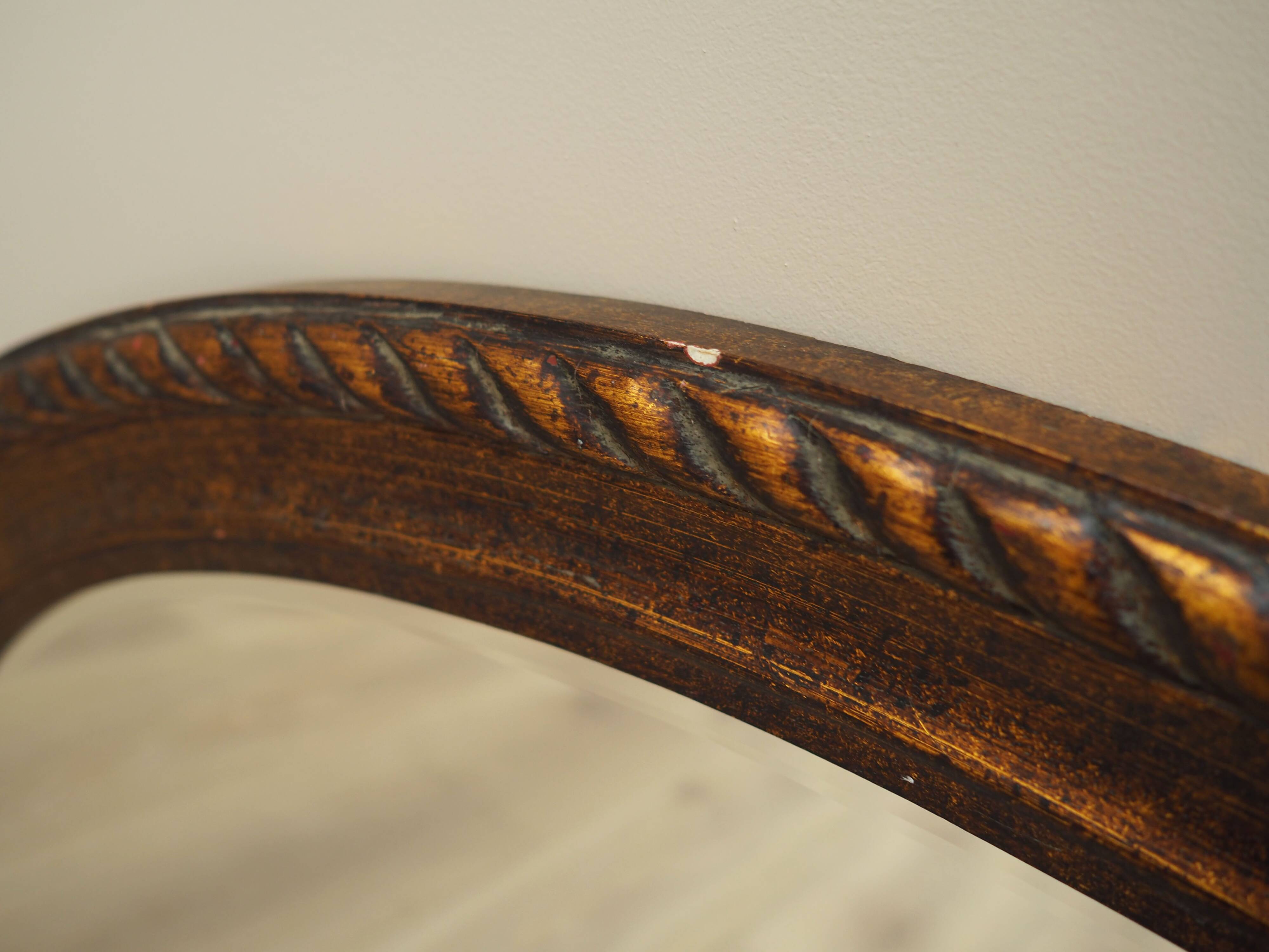 Mirror in wooden frame, Danish design, 1960s, production: Denmark